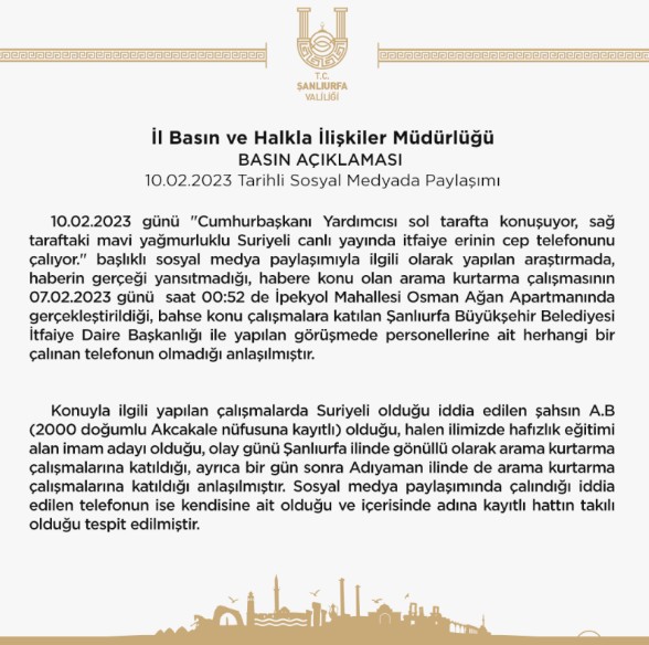 Ümit Özdağ'dan bir yalan daha: Akçakaleli gönüllüyü 'Suriyeli hırsız' olarak gösterdi